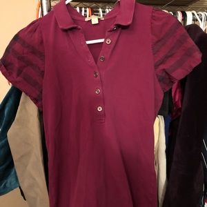 Burberry Brit Puff Sleeve Polo